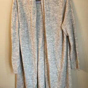 Old navy long gray cardigan